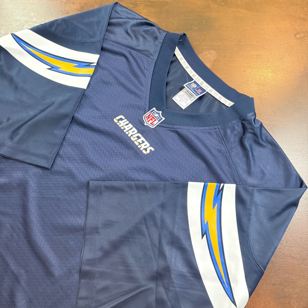 Proline NFL San Diego Chargers Football Blank Rep Jersey Game Wear Big & Tall